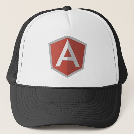 AngularJS Shield Logo Truckerkappe (Vorderseite)