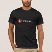 AngularJS T - Shirt (dunkelgrau) (Vorderseite)