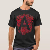 Angularjs WordCloud-Hemd für Javascript-Programm T-Shirt (Vorderseite)