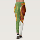 Anguloa Ruckerii Sanguine Lindenia Orchid Leggings (Rückseite)