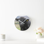 Angus black beef bull runde wanduhr (Zuhause)