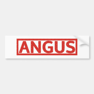Angus-Briefmarke Autoaufkleber