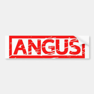 Angus-Briefmarke Autoaufkleber