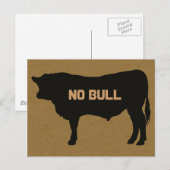 Angus Bull Postcard Postkarte (Vorne/Hinten)