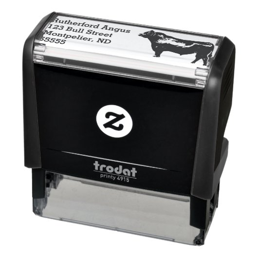 Angus Bull Rücksendeadresse Permastempel (Produkt)