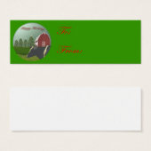 Angus Christmas Tag Card (Vorne & Hinten)