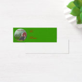 Angus Christmas Tag Card (Schreibtisch)