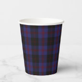 Angus Clan Scottish Kariert Pattern Paper Cups Pappbecher (Rückseite)