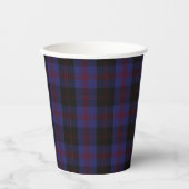 Angus Clan Scottish Kariert Pattern Paper Cups Pappbecher (Vorderseite)