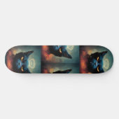 Angus die eine wahre Katze/Gott Skateboard (Horizontal)