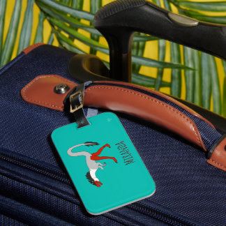 Angus Dinosaur custom name tag Gepäckanhänger