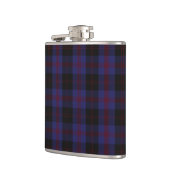 Angus District Clan Tartan Kariertes Muster Flachmann (Links)