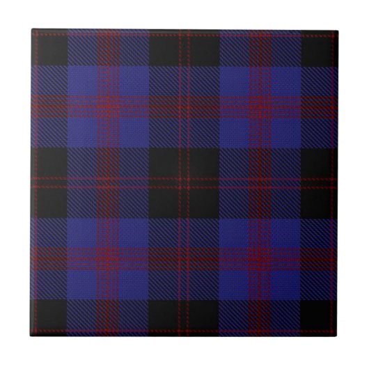 Angus District Tartan Fliese (Vorderseite)