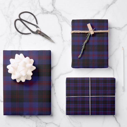 Angus District Tartan Scott Kariert Geschenkpapier Set (Vorderseite)