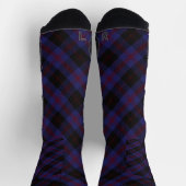 Angus District Tartan Scottish Plaid Socken (Oben)