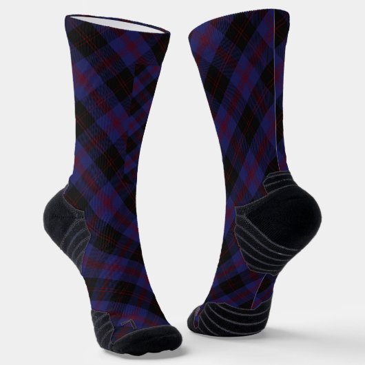 Angus District Tartan Scottish Plaid Socken (Gewinkelt)