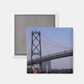 Angus L Macdonald Bridge, Halifax, Nova 2 Magnet (Vorderseite/Rückseite)