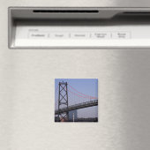 Angus L Macdonald Bridge, Halifax, Nova 2 Magnet (In Situ (Geschirrspüler))