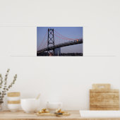Angus L Macdonald Bridge, Halifax, Nova 2 Poster (Küche)