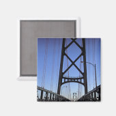 Angus L Macdonald Bridge, Halifax, Nova Magnet (Vorderseite/Rückseite)