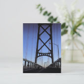 Angus L Macdonald Bridge, Halifax, Nova Postkarte (Stehend Vorderseite)