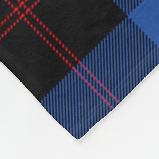 Angus Modern Kariert Fleecedecke (Ecke)