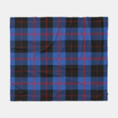 Angus Moderne Schottenmuster Fleecedecke (Vorderseite (Horizontal))