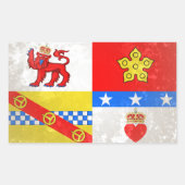 Angus Rechteckiger Aufkleber (Vorderseite)