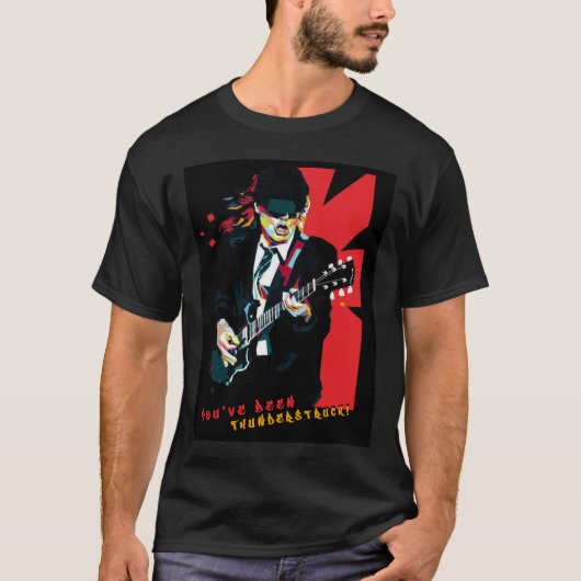 Angus Young ACDC Thunderstruck1399png1399 T-Shirt (Vorderseite)