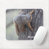 Anhaftendes Eichhörnchen Mousepad (Mit Mouse)
