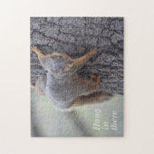 Anhaftendes Eichhörnchen Puzzle (Vertikal)
