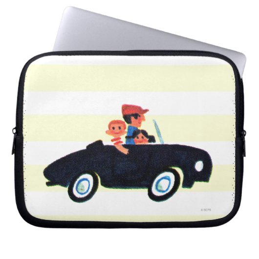 Anhalten der offenen Straße 3 Laptopschutzhülle (Vorderseite)