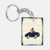 Anhalten der offenen Straße 3 Schlüsselanhänger (Vorderseite links)