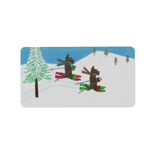 Anhalten der Slopes 2015CardWettbewerb-Labels Adressaufkleber (Vorne)