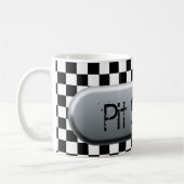 Anhalten des Prüfzeichens Kaffeetasse (Links)