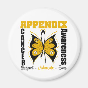 Anhang-Bewusstseins-Schmetterling Magnet