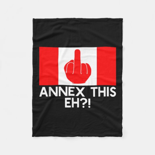 Anhang Eh! Funny Pro Canada Flag für Anti Fleecedecke (Vorderseite)