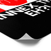 Anhang Eh! Funny Pro Canada Flag für Anti Poster (Ecke)