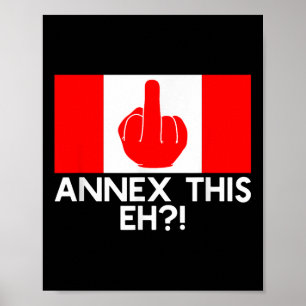 Anhang Eh! Funny Pro Canada Flag für Anti Poster