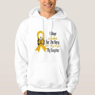 Anhang-Krebs-Band-Held meine Tochter Hoodie