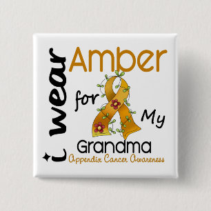 Anhang-Krebs trage ich Bernstein für meine Button