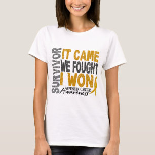 Anhang-Krebs-Überlebender, den es wir kam, kämpf T-Shirt