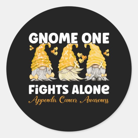 Anhang Krebsanblähung Krebs Bernsteinfarben Runder Aufkleber (Vorderseite)