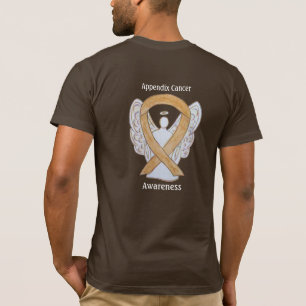 Anhang Krebsbewusstsein Amber Ribbon Engel Shirt