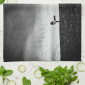 Anhänge auf Hügel Geschirrtuch (Gefaltet)