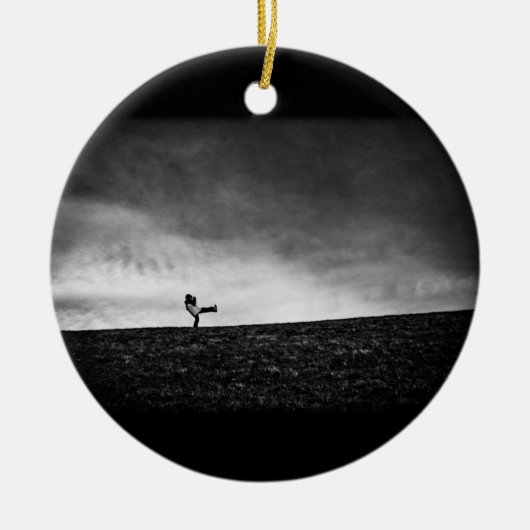 Anhänge auf Hügel Keramikornament (Vorne)