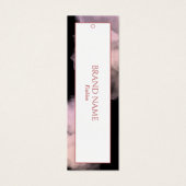 Anhängemarke "Wasserfarbe" | Schwarzes Rosa (Vorderseite)