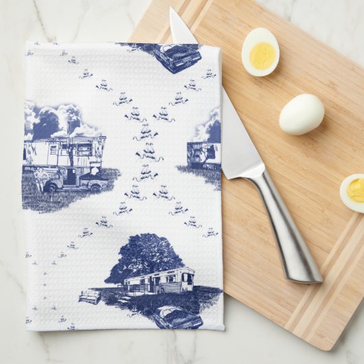 Anhänger-Abfall Toile [Geschirrtuch] Handtuch (Viertel Falte)