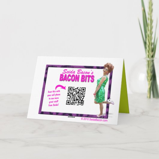 Anhänger-Abfall-Weihnachtskarte Feiertagskarte (Rückseite)