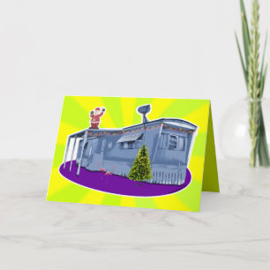 Anhänger-Abfall-Weihnachtskarte Feiertagskarte